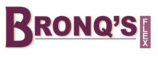 BRONQ'S FLEX logo