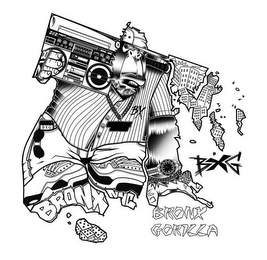 BRONX GORILLA NYC BXG 718 logo