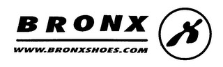 BRONX WWW.BRONXSHOES.COM X logo