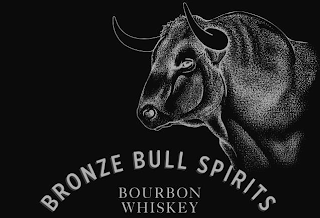 BRONZE BULL SPIRITS BOURBON WHISKEY logo