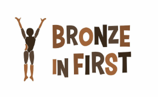 BRONZE IN FIRST logo