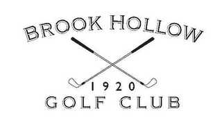 BROOK HOLLOW GOLF CLUB 1920 logo