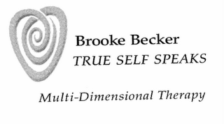 BROOKE BECKER TRUE SELF SPEAKS MULTI-DIMENSIONAL THERAPY logo