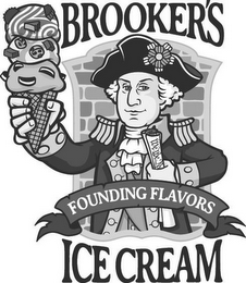 BROOKER'S FOUNDING FLAVORS ICE CREAM logo