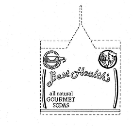 BROOKLYN BOTTLING CORP. BEST HEALTH'S ALL NATURAL GOURMET SODAS logo