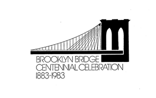 BROOKLYN BRIDGE CENTENNIAL CELEBRATION 1883-1983 logo