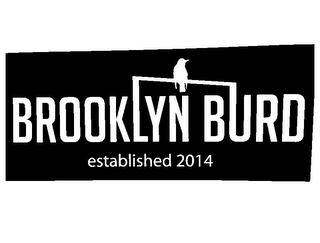 BROOKLYN BURD ESTABLISHED 2014 logo