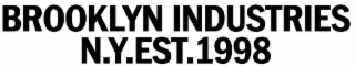 BROOKLYN INDUSTRIES N.Y.EST.1998 logo
