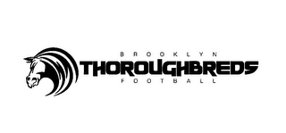 BROOKLYN THOROUGHBREDS FOOTBALL logo