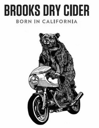 BROOKS DRY CIDER BORN IN CALIFORNIA logo