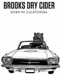 BROOKS DRY CIDER BORN IN CALIFORNIA logo