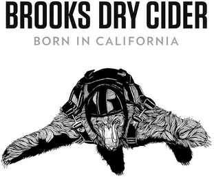 BROOKS DRY CIDER BORN IN CALIFORNIA logo