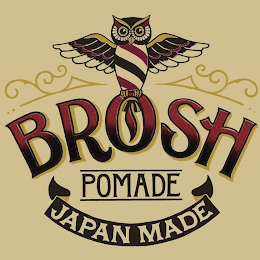 BROSH POMADE JAPAN MADE logo