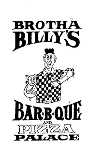 BROTHA BILLY'S BAR-B-QUE AND PIZZA PALACE logo