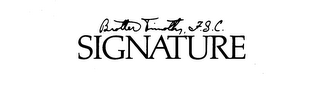 BROTHER TIMOTHY, F.S.C. SIGNATURE logo