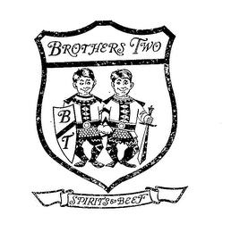 BROTHERS TWO BT SPIRITS & BEEF logo