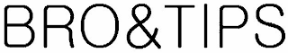 BRO&TIPS logo