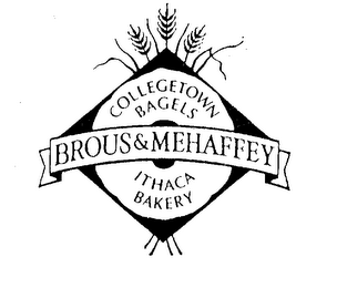 BROUS & MEHAFFEY COLLEGETOWN BAGELS ITHACA BAKERY logo