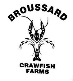 BROUSSARD CRAWFISH FARMS logo