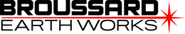 BROUSSARD EARTH WORKS logo