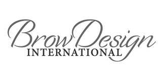 BROW DESIGN INTERNATIONAL logo