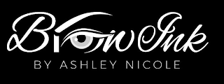 BROW INK BY ASHLEY NICOLE logo