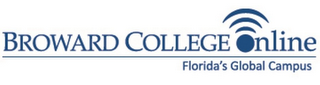 BROWARD COLLEGE ONLINE FLORIDA'S GLOBAL CAMPUS logo