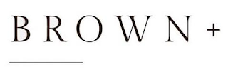 BROWN+ logo