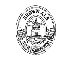 BROWN ALE CAPITAL BREWERY 12 FLUID OUNCES GERMAN STYLE WISCONSIN BEER logo