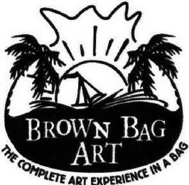 BROWN BAG ART THE COMPLETE ART EXPERIENCE IN A BAG logo