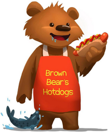 BROWN BEAR'S HOTDOGS logo