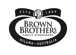 BROWN BROTHERS FAMILY WINEMAKERS MILAWA - AUSTRALIA ESTD 1889 logo