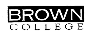 BROWN COLLEGE logo