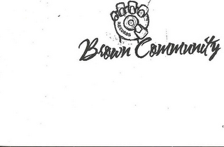 BROWN COMMUNITY RECORDS logo