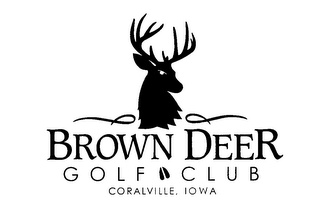 BROWN DEER GOLF CLUB CORALVILLE, IOWA logo