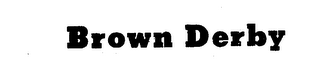 BROWN DERBY logo