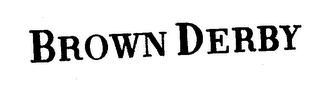 BROWN DERBY logo