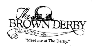 BROWN DERBY logo