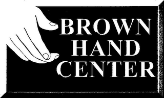 BROWN HAND CENTER logo