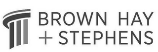 BROWN HAY + STEPHENS logo