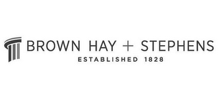 BROWN HAY + STEPHENS ESTABLISHED 1828 logo