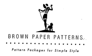 BROWN PAPER PATTERNS PATTERN PACKAGES FOR SIMPLE STYLE logo