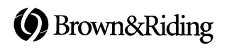 BROWN & RIDING logo