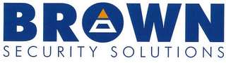 BROWN SECURITY SOLUTIONS logo
