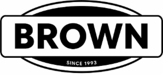 BROWN SINCE 1993 logo