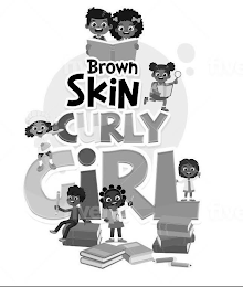 BROWN SKIN CURLY GIRL logo