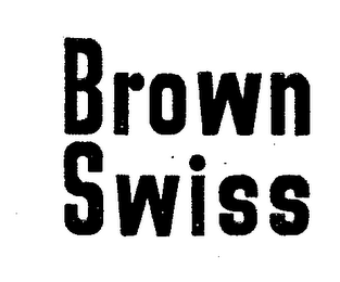 BROWN SWISS logo