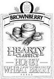 BROWNBERRY HEARTY CLASSICS HONEY WHEAT BERRY BREAD logo