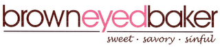 BROWNEYEDBAKER SWEET · SAVORY · SINFUL logo