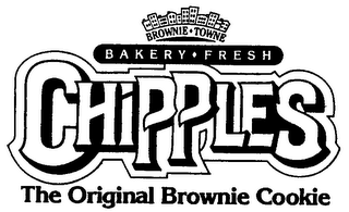 BROWNIE TOWNE BAKERY FRESH CHIPPLES THE ORIGINAL BROWNIE COOKIE logo